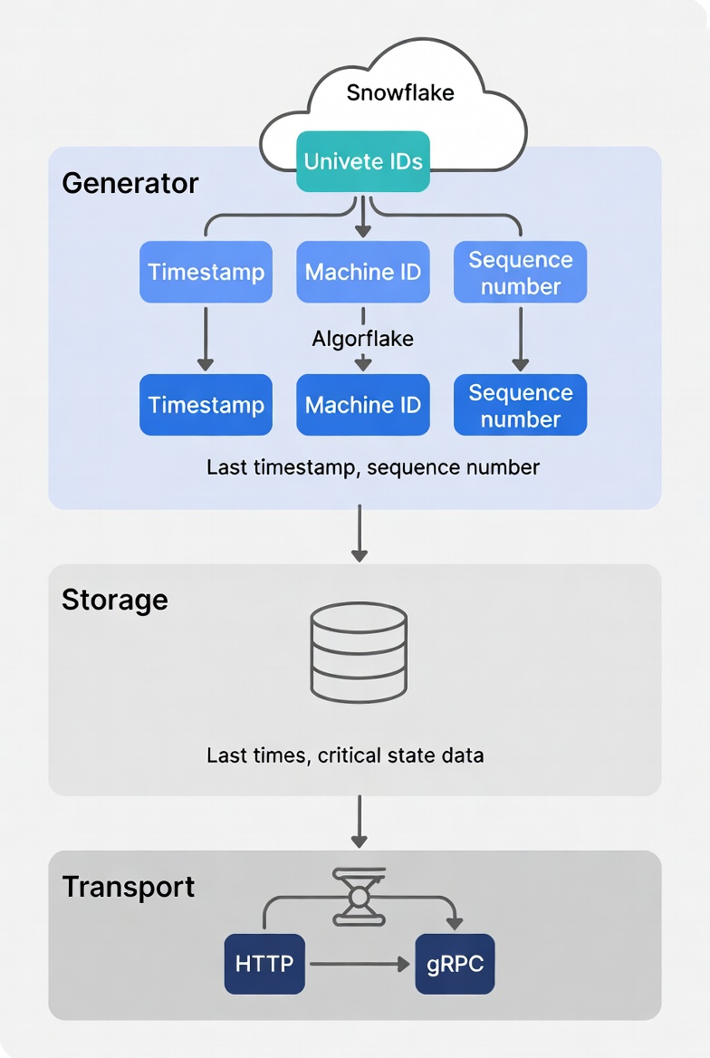 分布式 ID 生成服务架构图